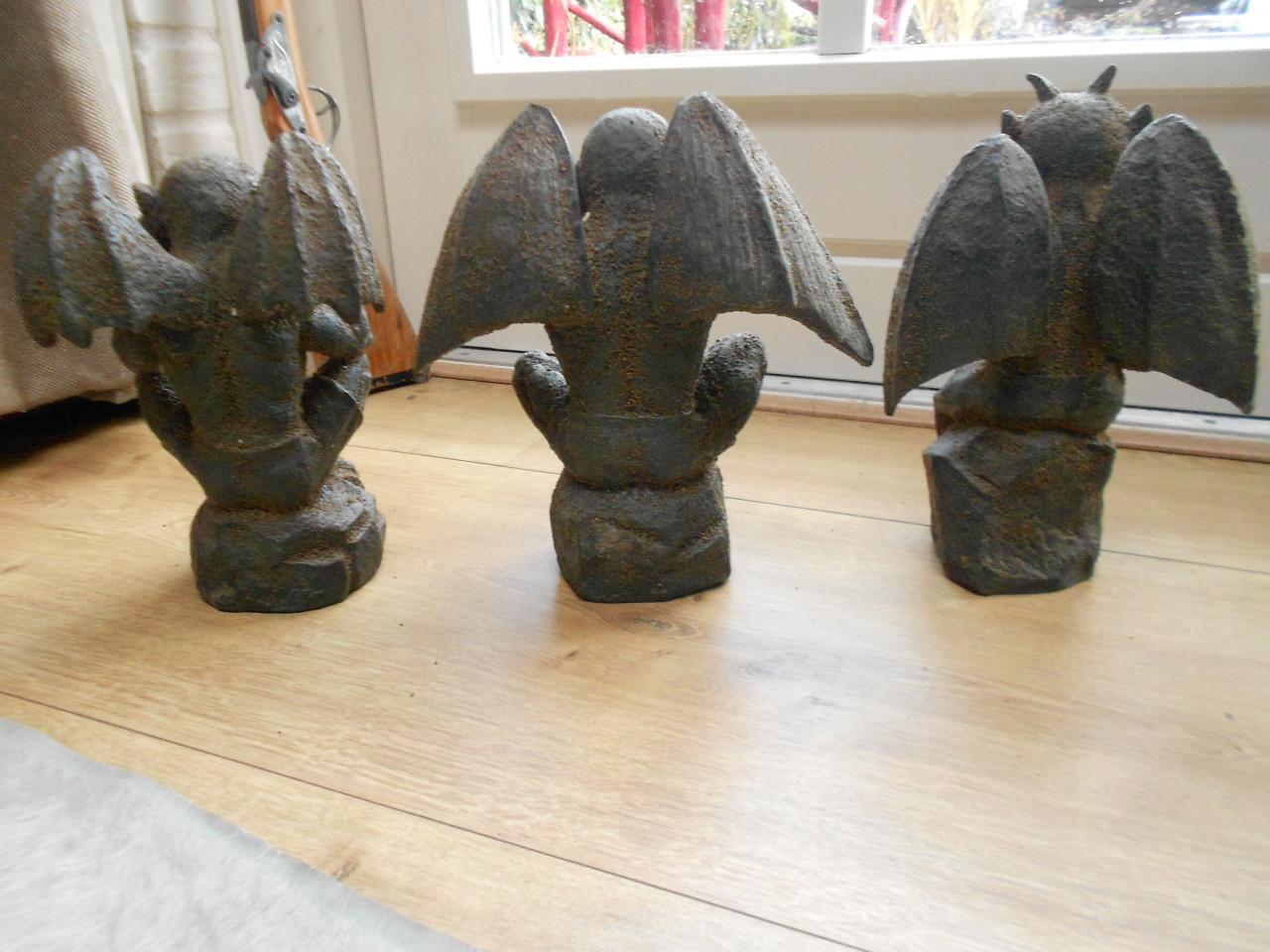 Horen zien zwijgen apen beeldjes ghotic fantasy