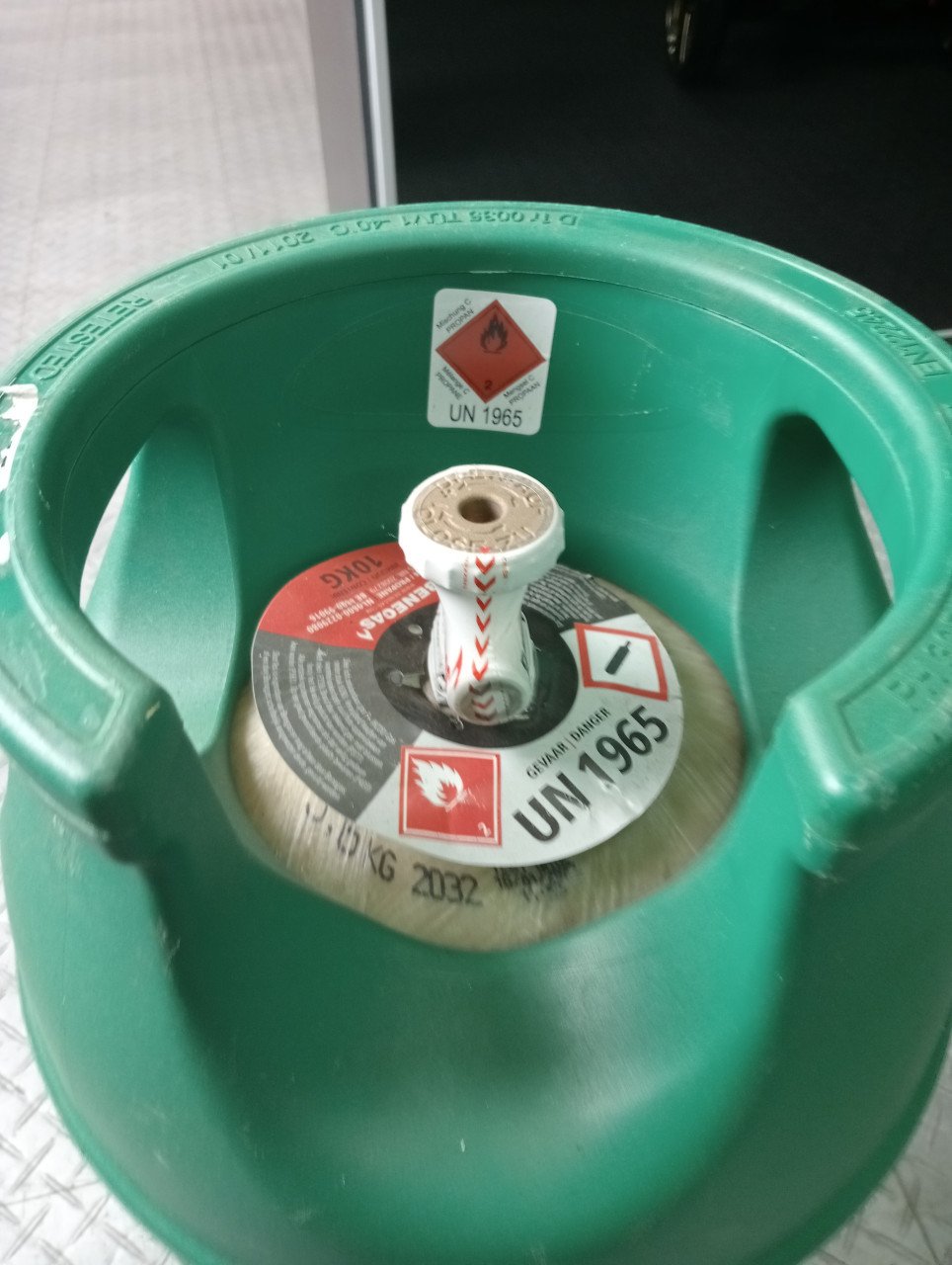 Nieuwe bp lichtgewicht gasfles tekoop