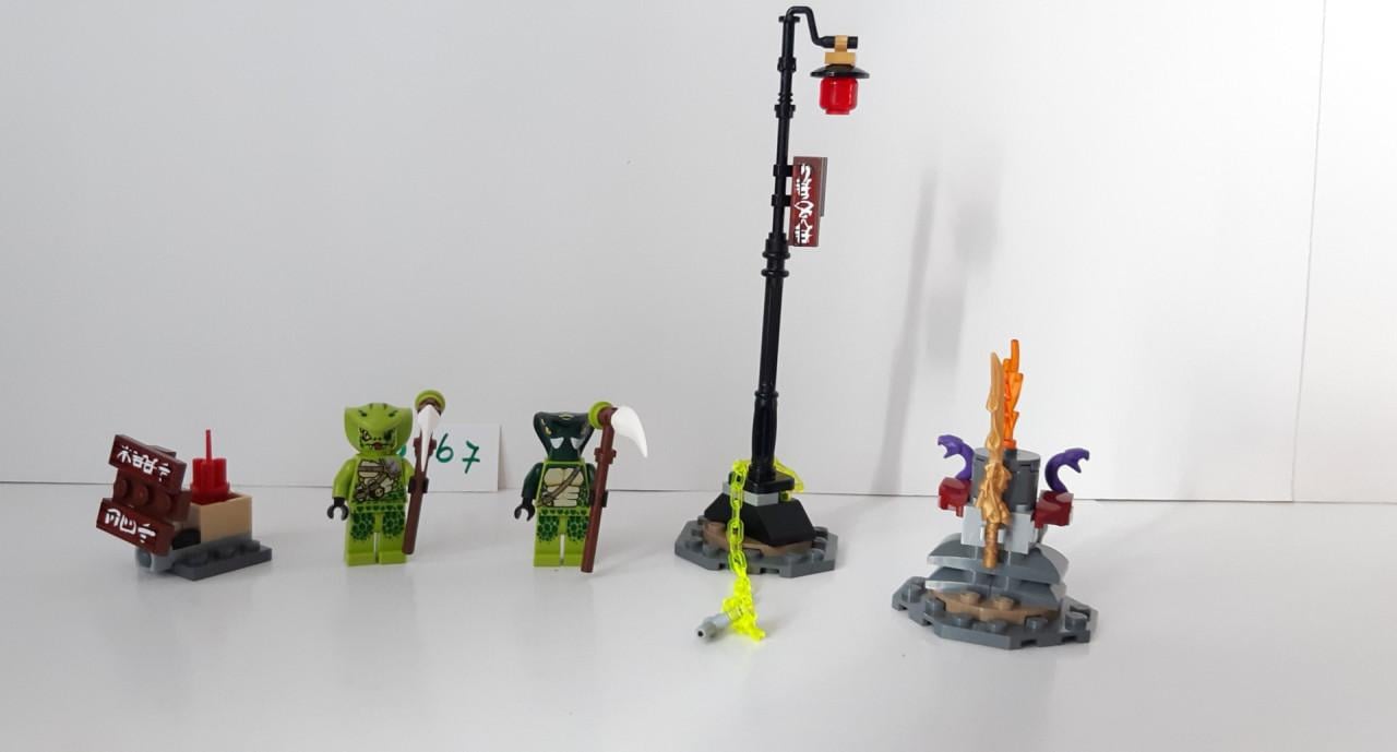 Lego Ninjago 70667:  Zwaardmotor van Kai & Sneeuwscooter van Zane