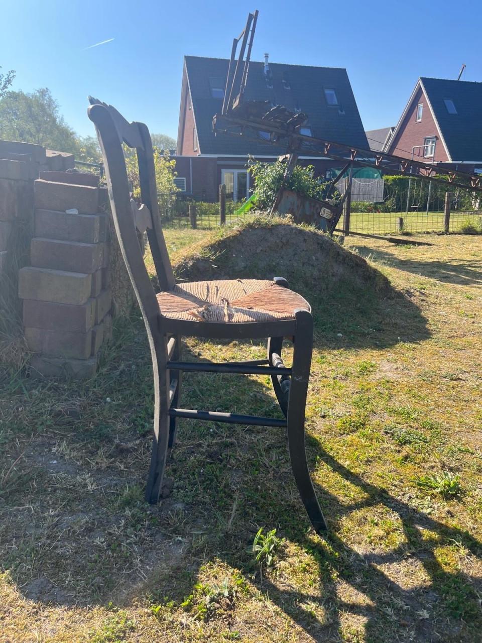 Biedermeier stoel, antiek