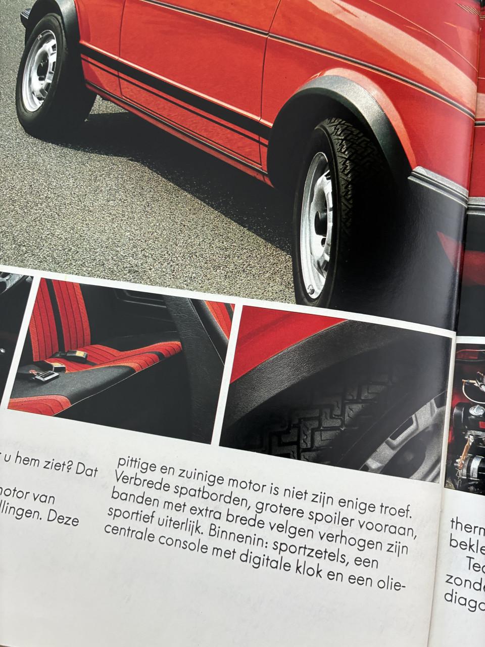 VW Golf I brochure etc
