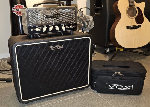 Vox NT15H tube amp met Vox V112NT cab