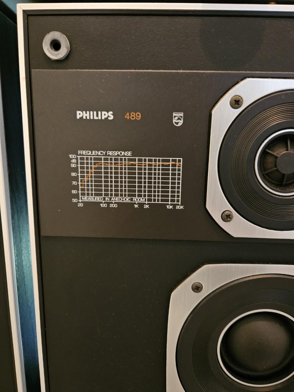 Philips 489 Hifi speakers