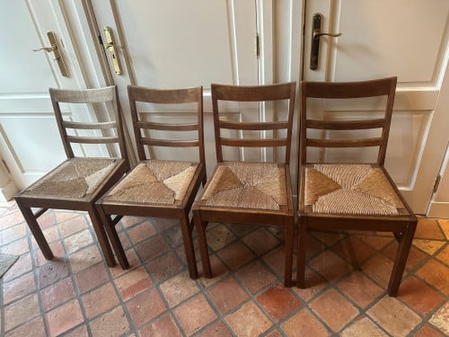 4 stuks eiken eetkamerstoel