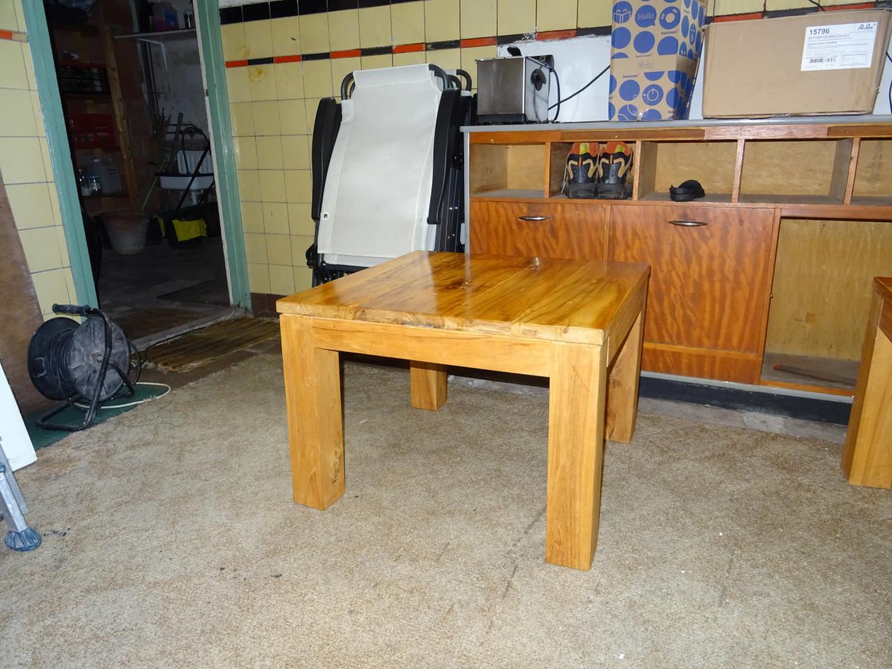 Salontafel massief teak