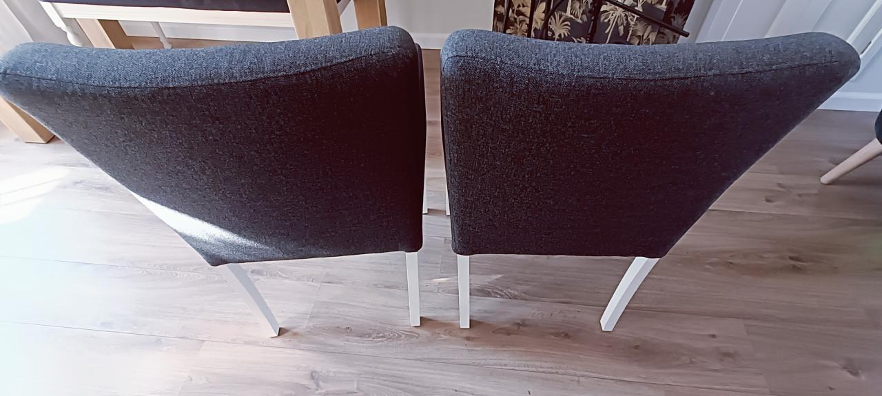 2 EETKAMERSTOELEN en een BANK