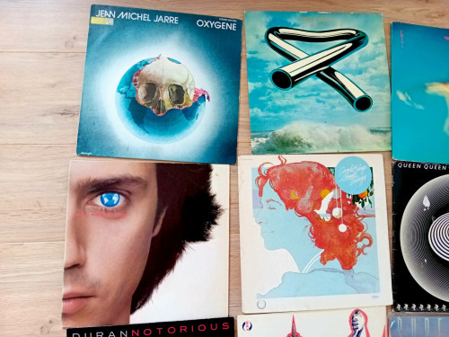 LP's 16 stuks. Uriah heep,vangelis,oxygene queen enz