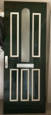 Hardhouten voordeur incl. slot