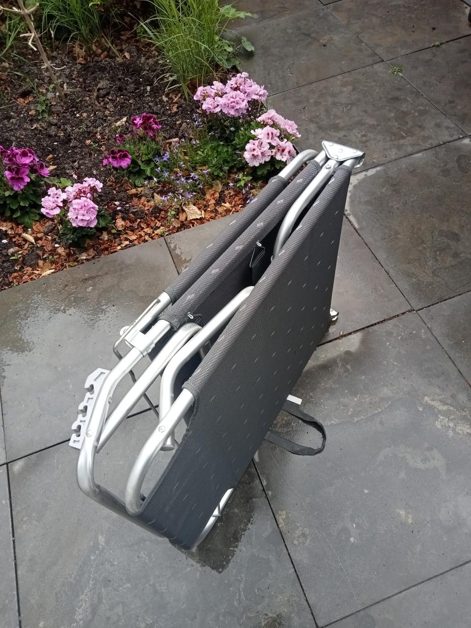 Aluminium ligbed, als nieuw!