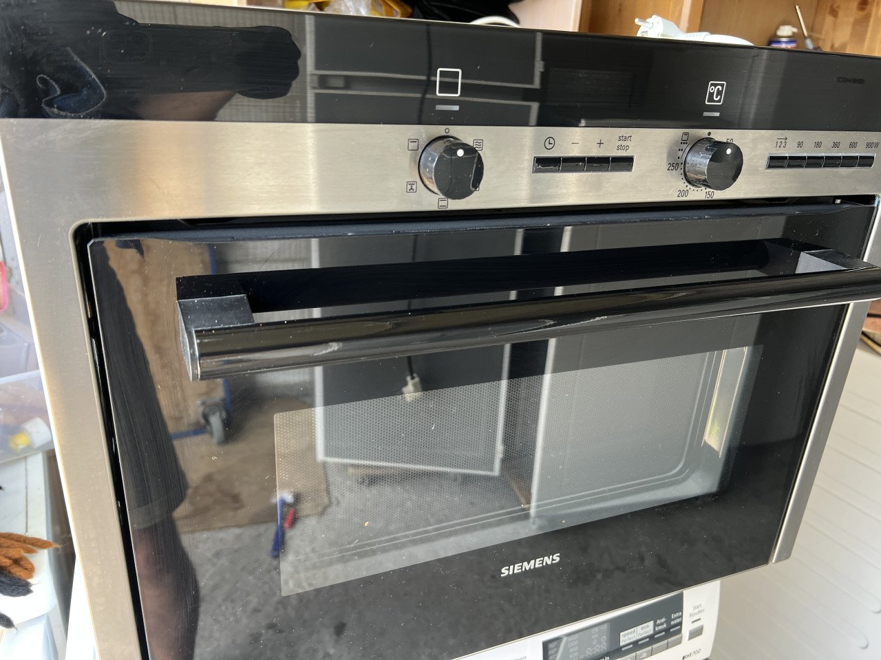 Siemens HB83K552 type HT5HB84K combi magnetron oven 60x45 cm.