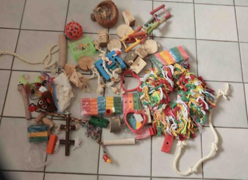 Papegaai speelgoed of voor grote parkieten