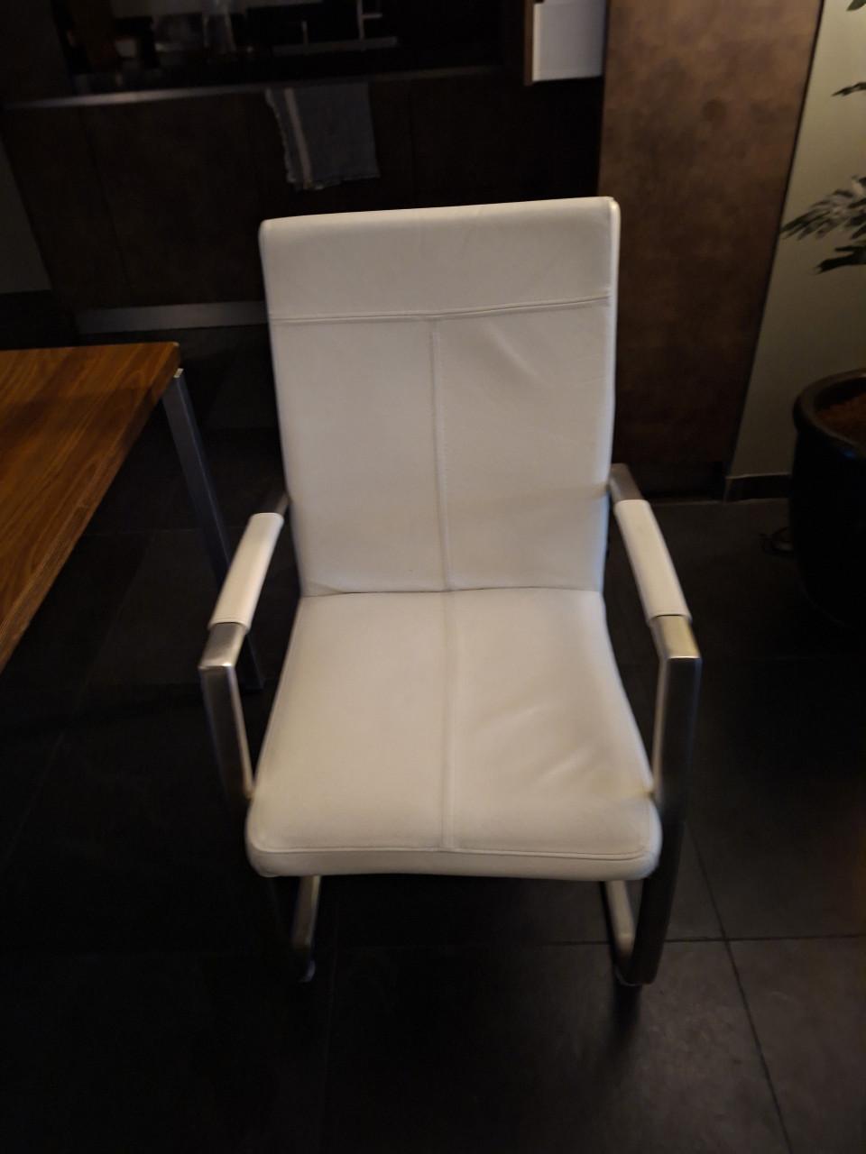 Leren eetkamer stoelen