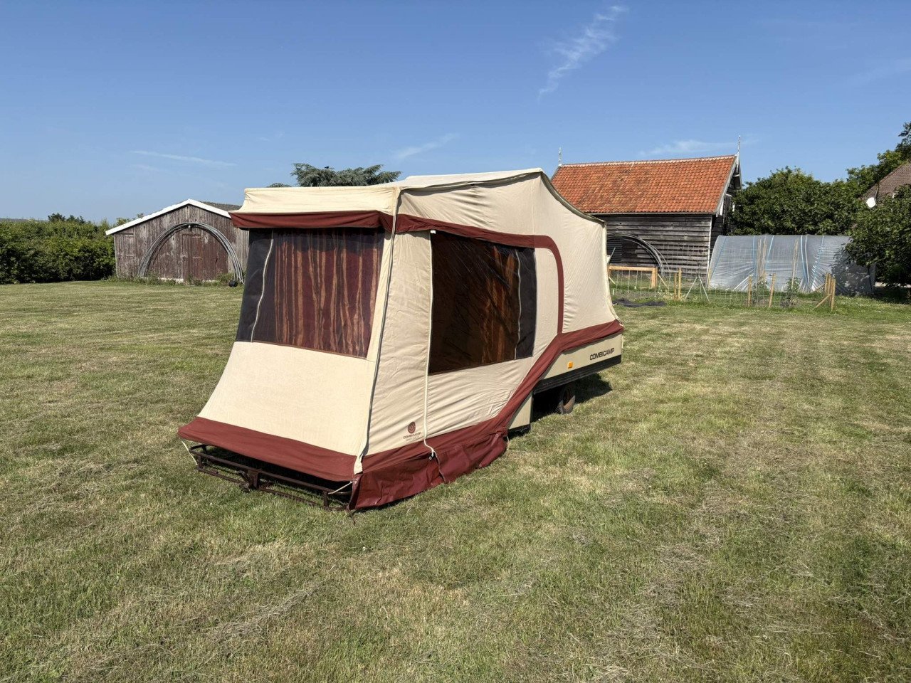 Vintage vouwwagen CombiCamp Easy