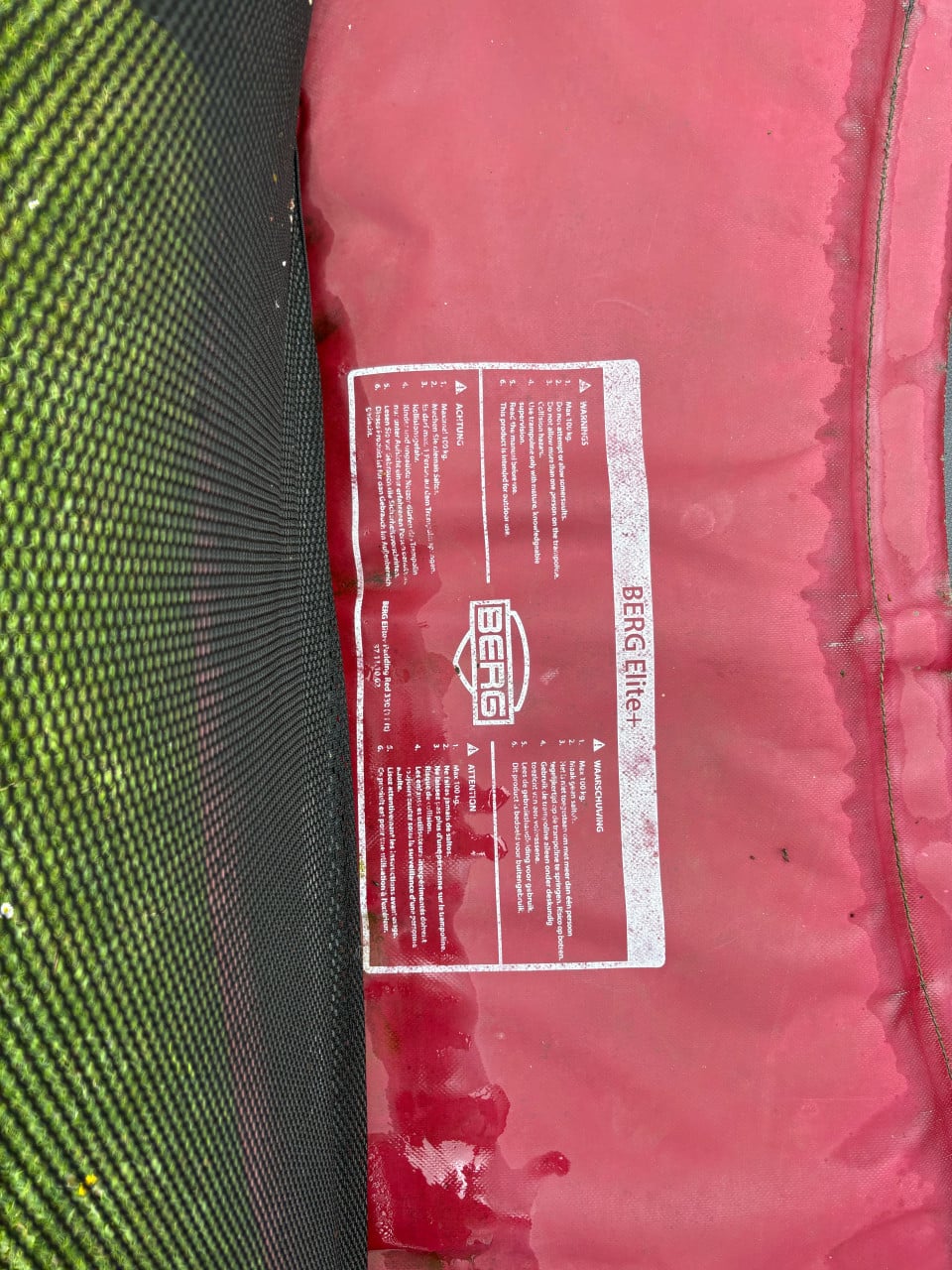 Berg trampoline elite+ 330 met safetynet