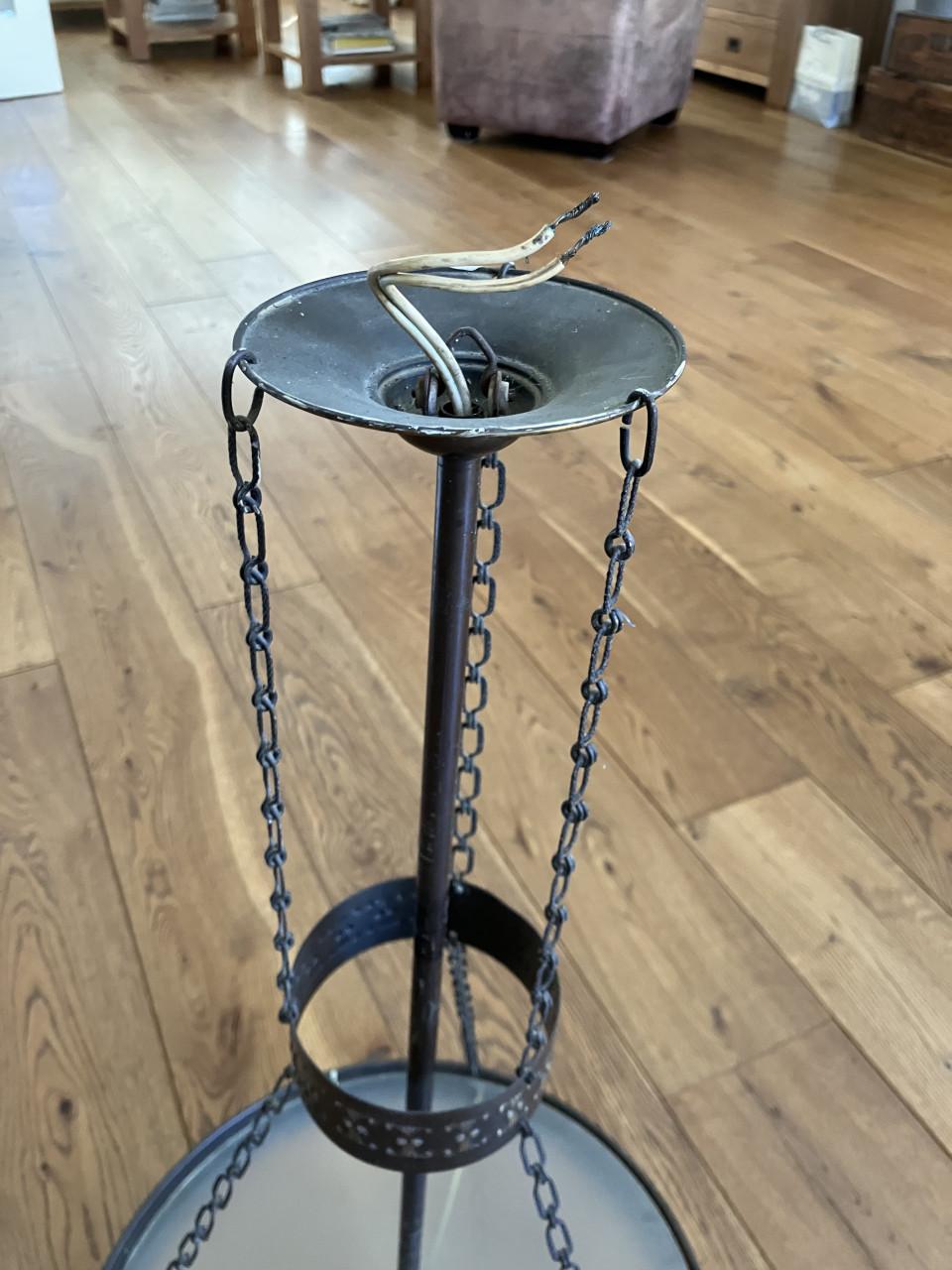 Hanglamp jaren Art-Deco  ’20 UNIEK