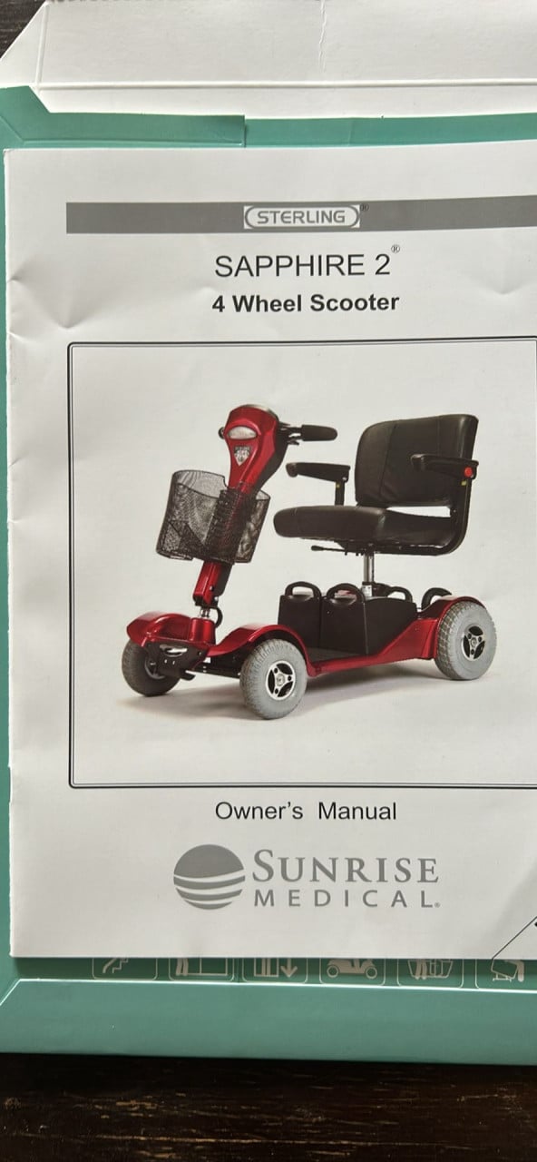 Scootmobiel Sapphire 2 Sunrise Medical