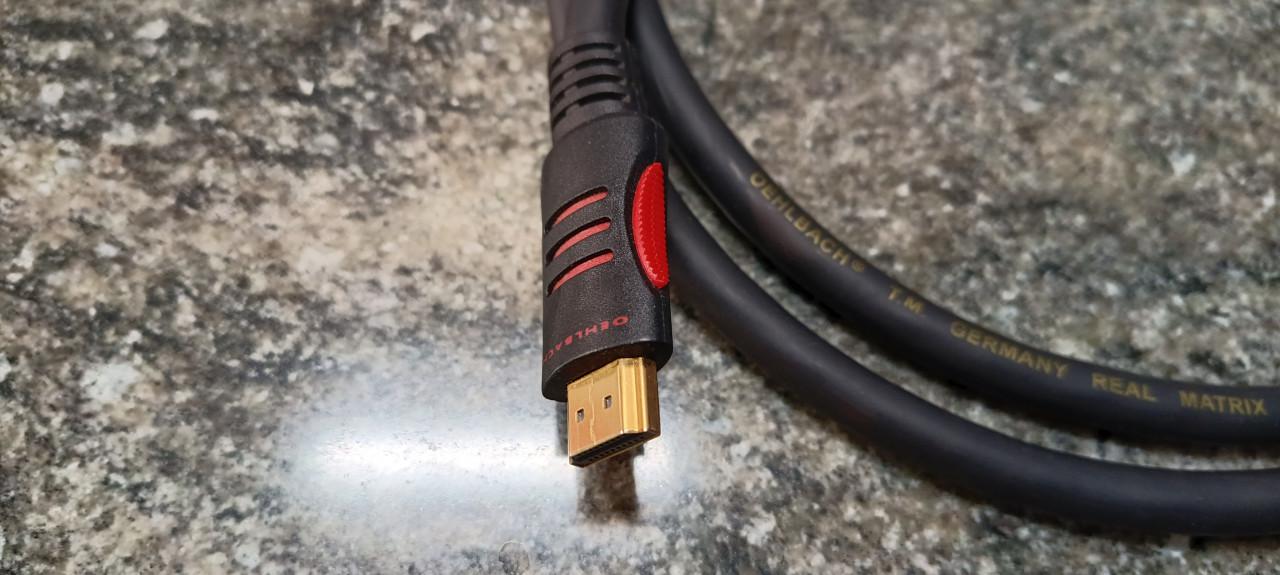 Degelijke Oehlbach HDMI naar DVI-24 pins.
