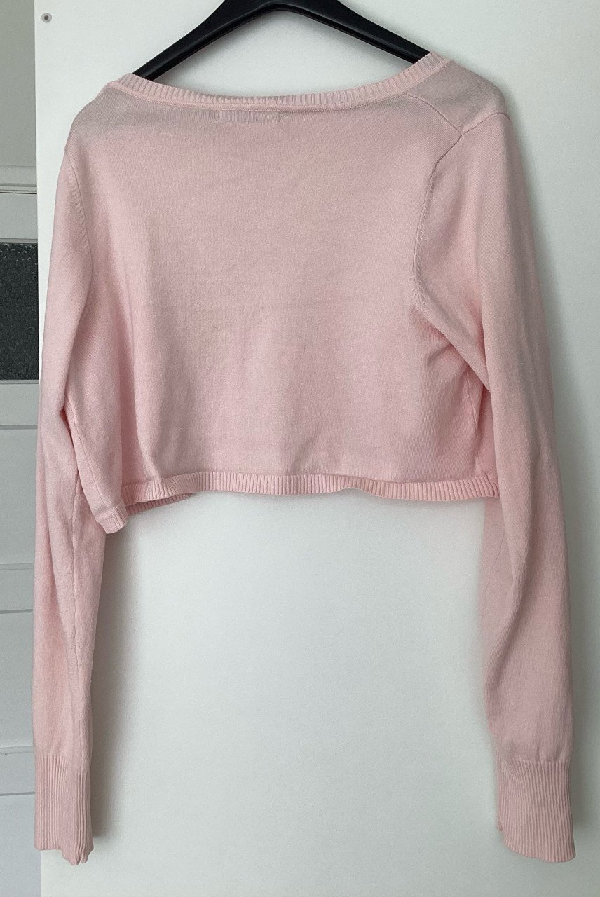 Roze bolero zgan maat xl
