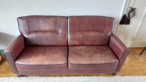 Bruin leren 2,5 zits