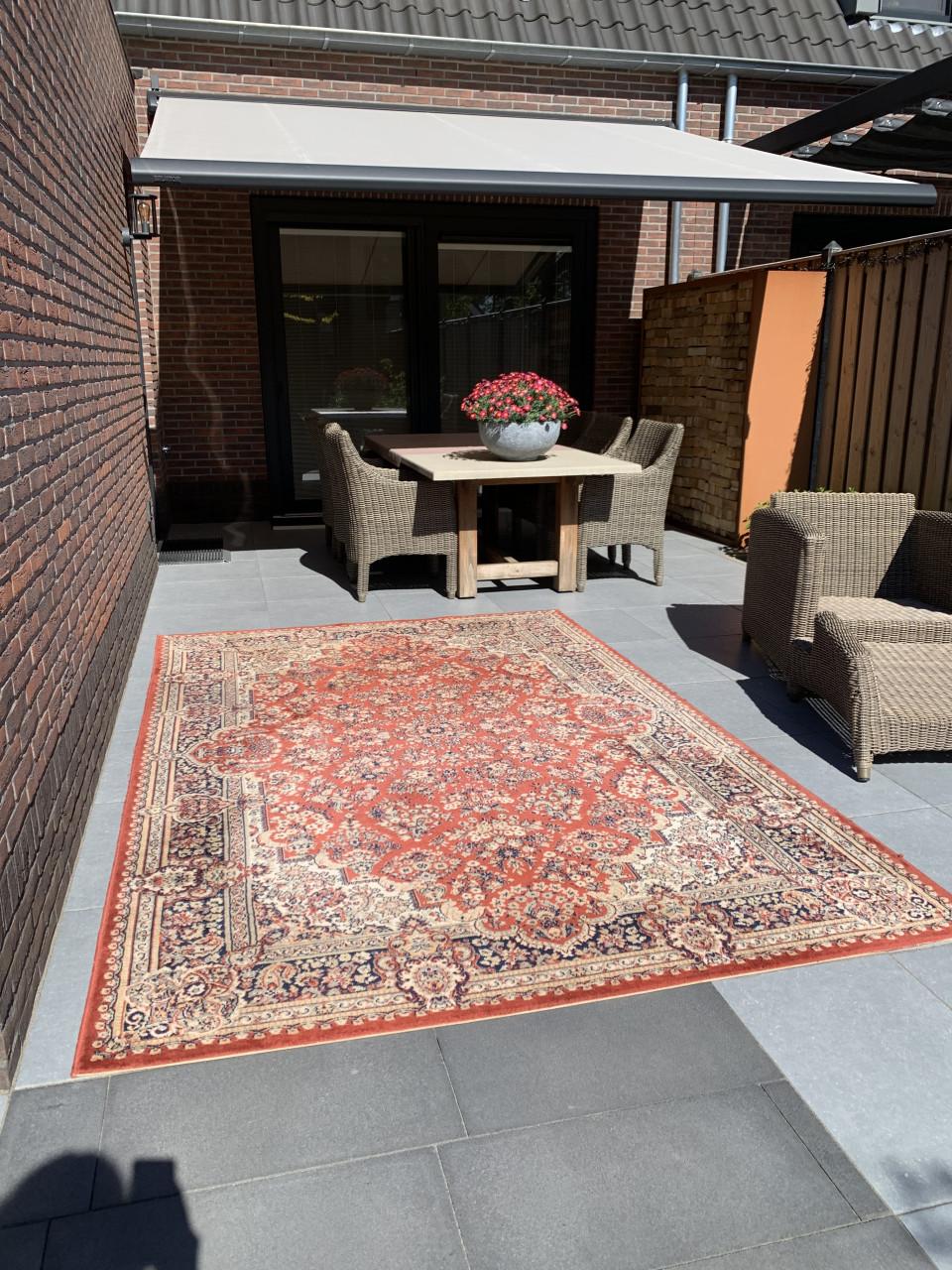 ✨Super Leuk Sfeervol Vintage Vloerkleed Zuiver Scheerwol ✨