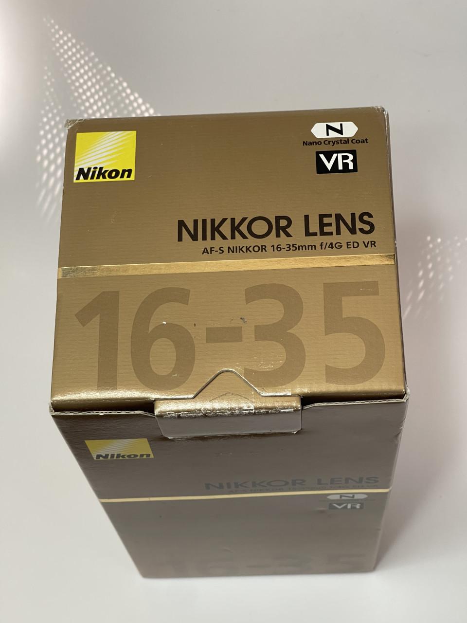 Nikon AF-S 16-35 f/4G ED VR