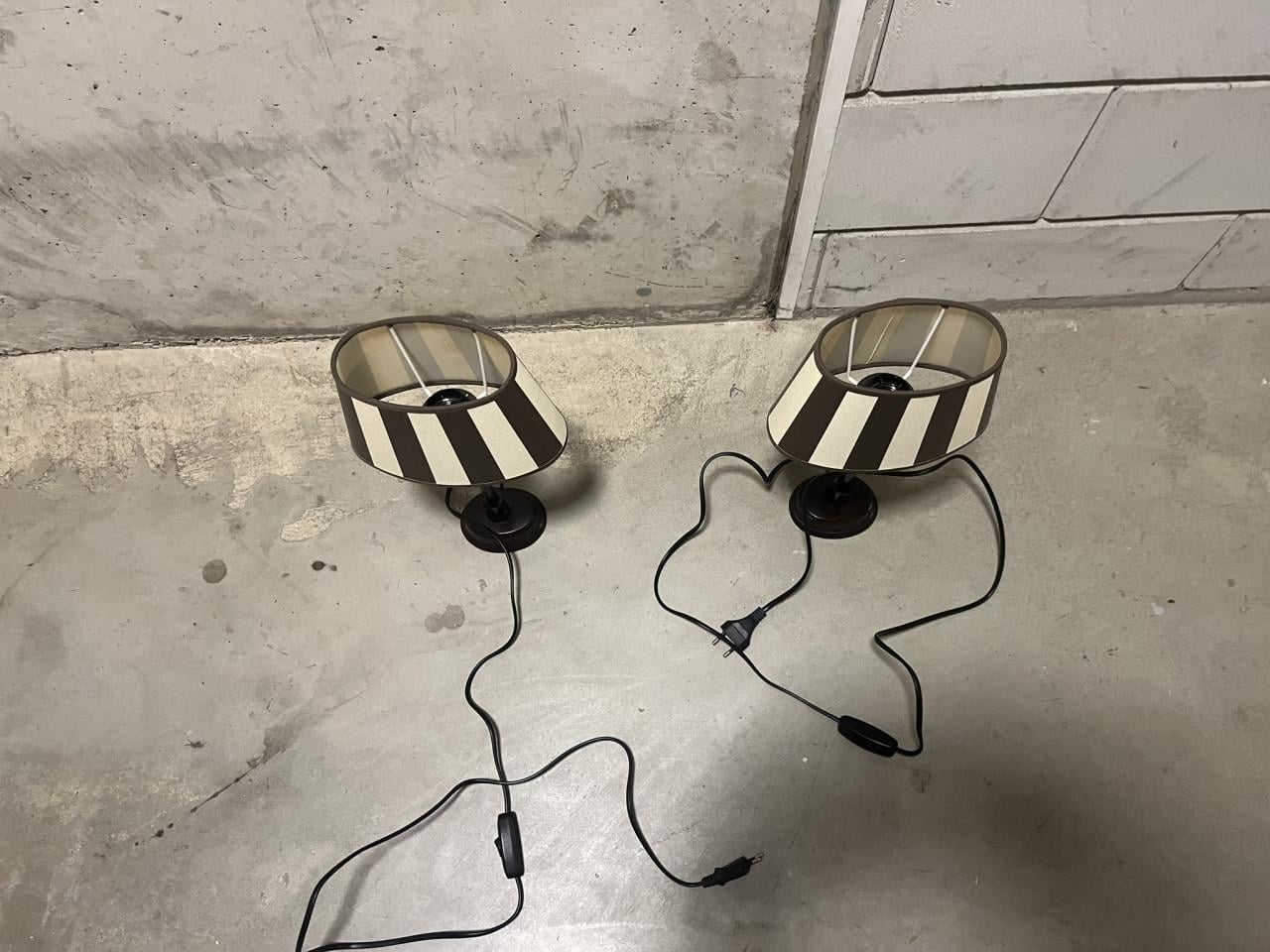 2 Bistro-tafellampjes