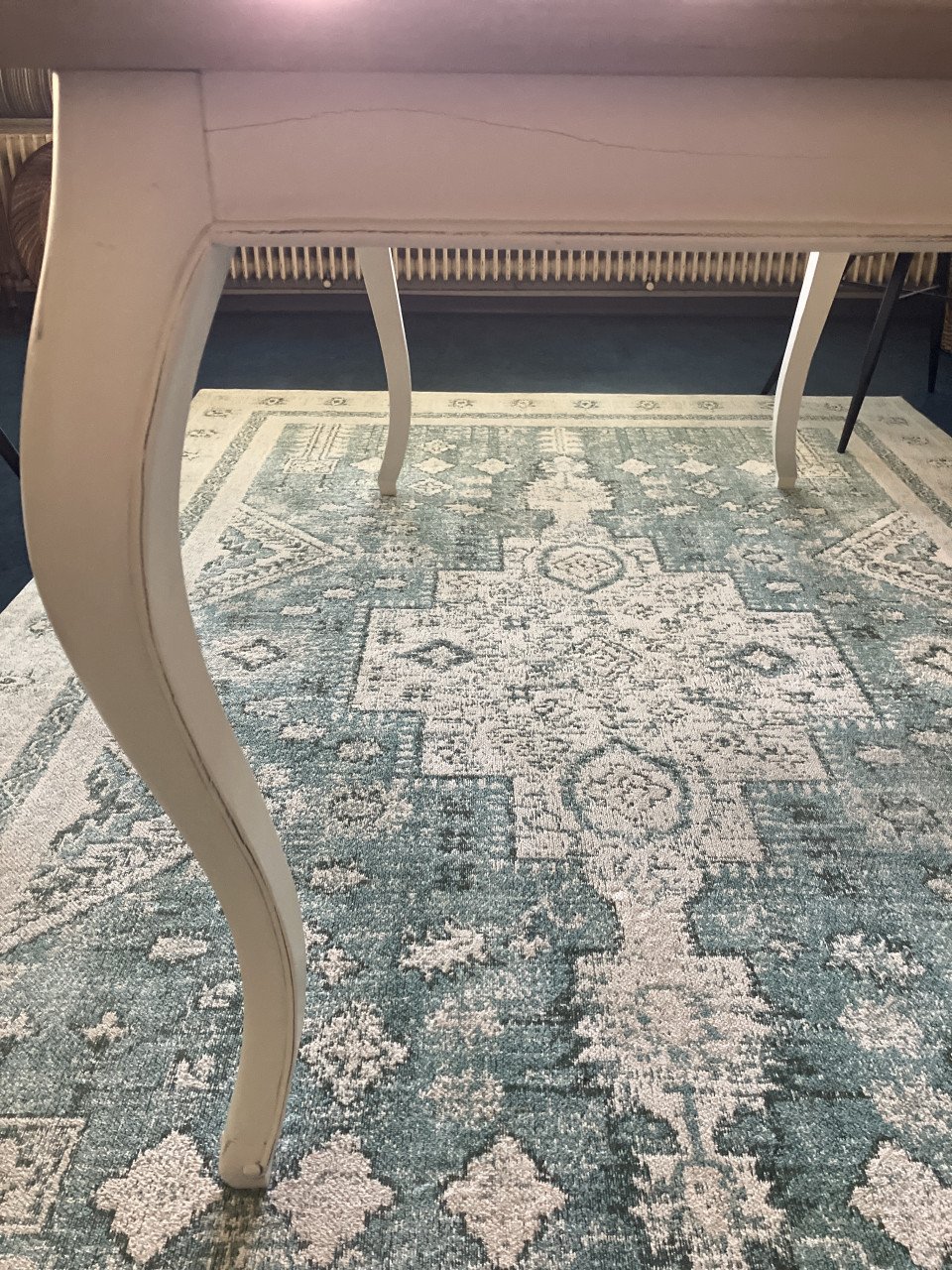 Grenen eettafel met 6 stoelen