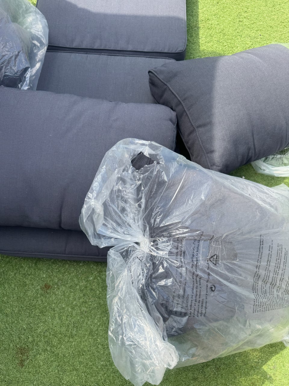 Kussens voor Lounge set Antraciet