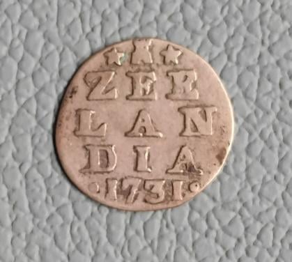 1731 / ZILVER / Dubbele Wapenstuiver Zeeland