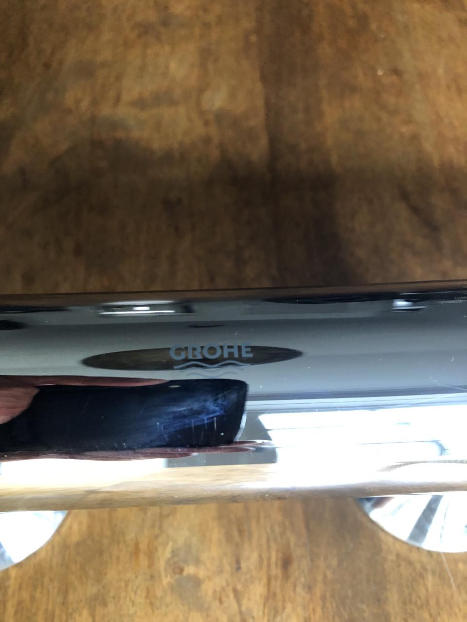 Grohe thermostaat douchekraan, glijstang en douchekop