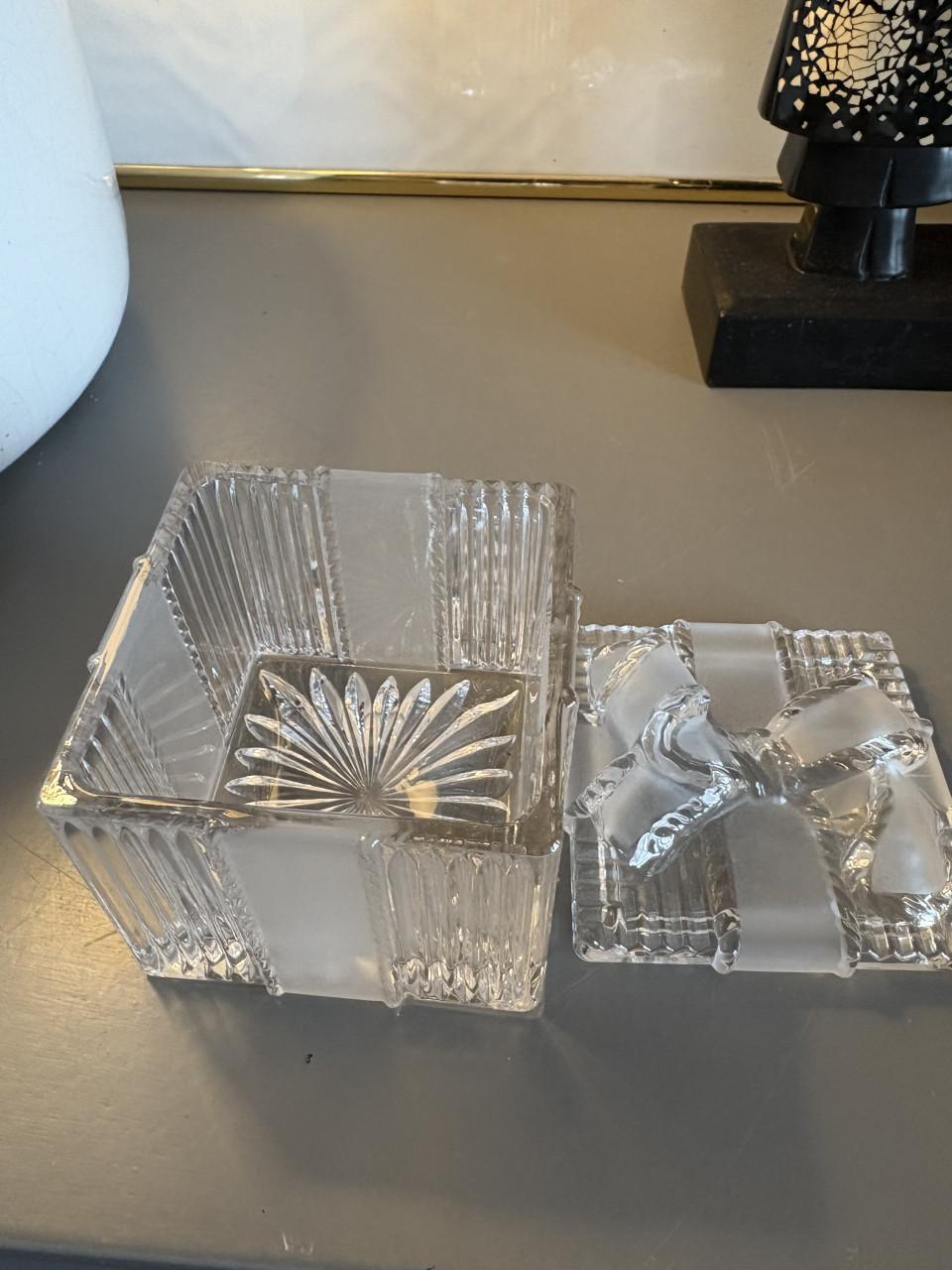 Sieraden doosje Kristal, met strikdeksel