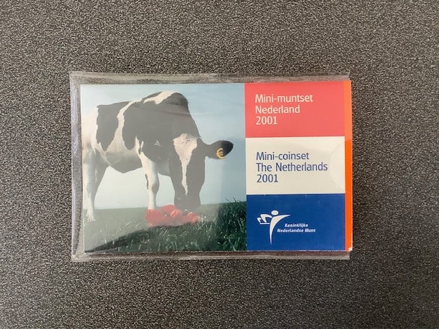 Nederland mini muntset 2001.