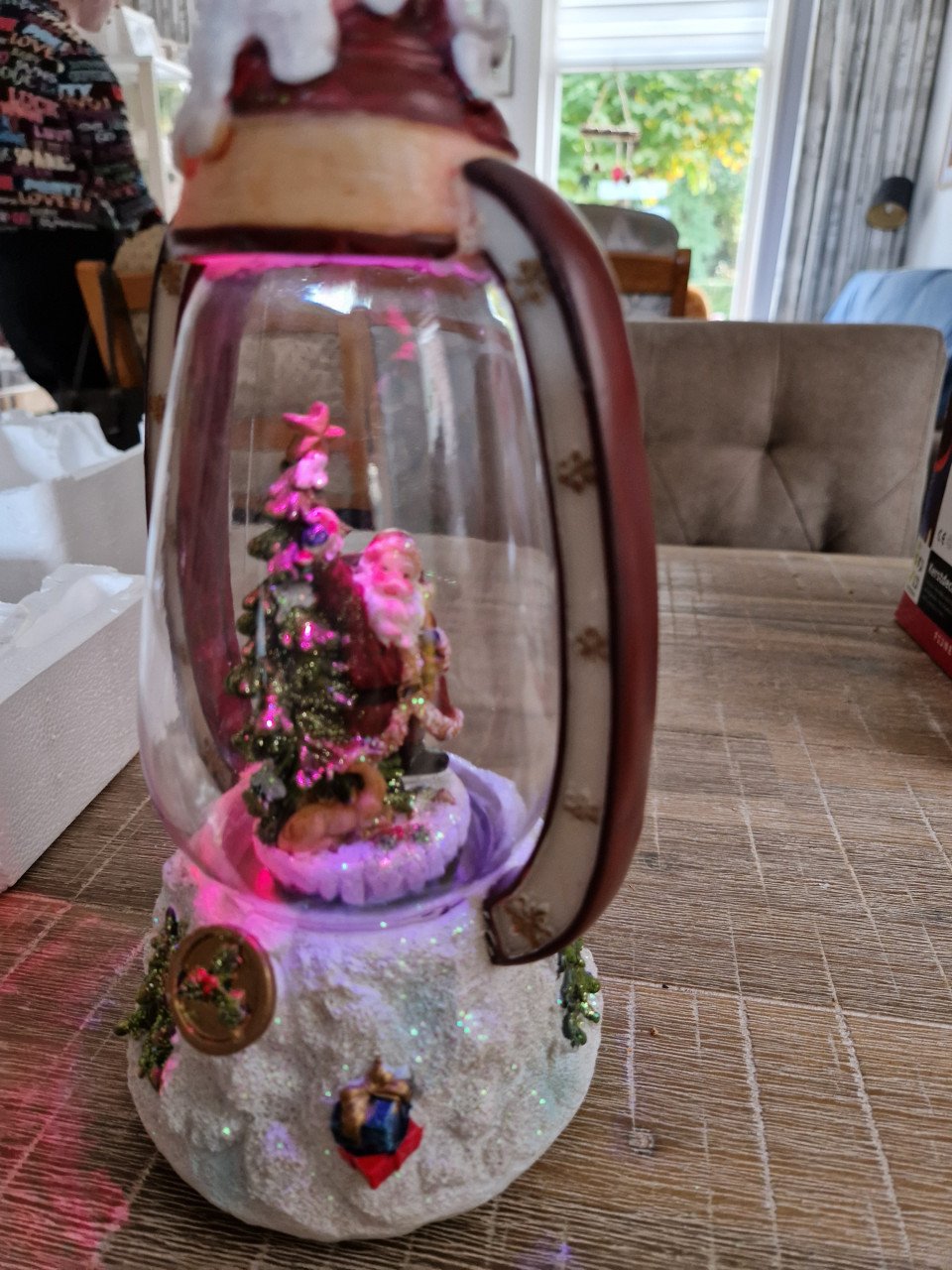 Muziek kerst lantaarn