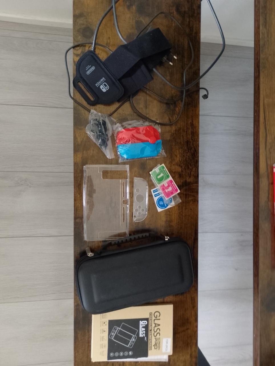 Nintendo switch met veel accessoires en spellen