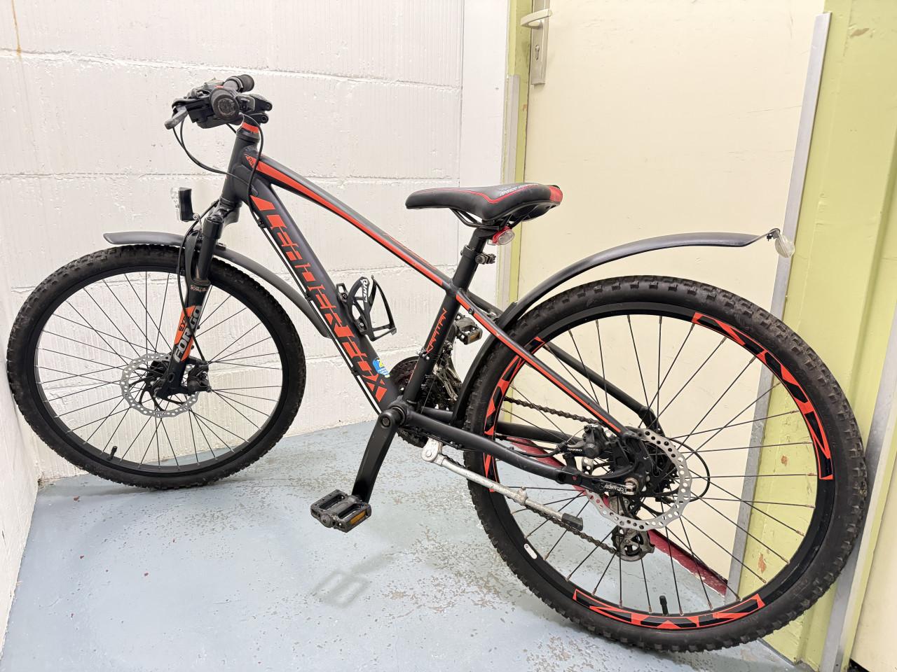 In Nette staat Mountainbike 24 inch