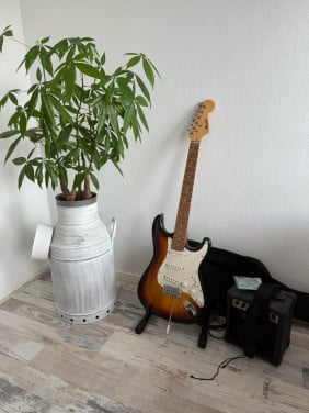 "Leem" elektrische gitaar (rechtshandig) starterset met o.a. een versterker