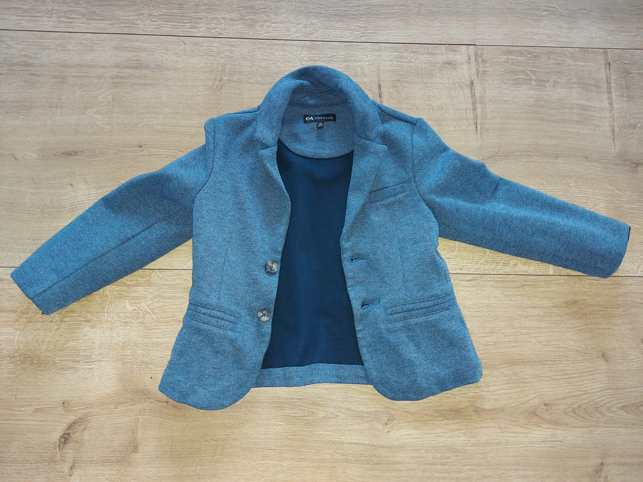 Z.g.a.n. donkerblauw jongens colbertje (maat 110)