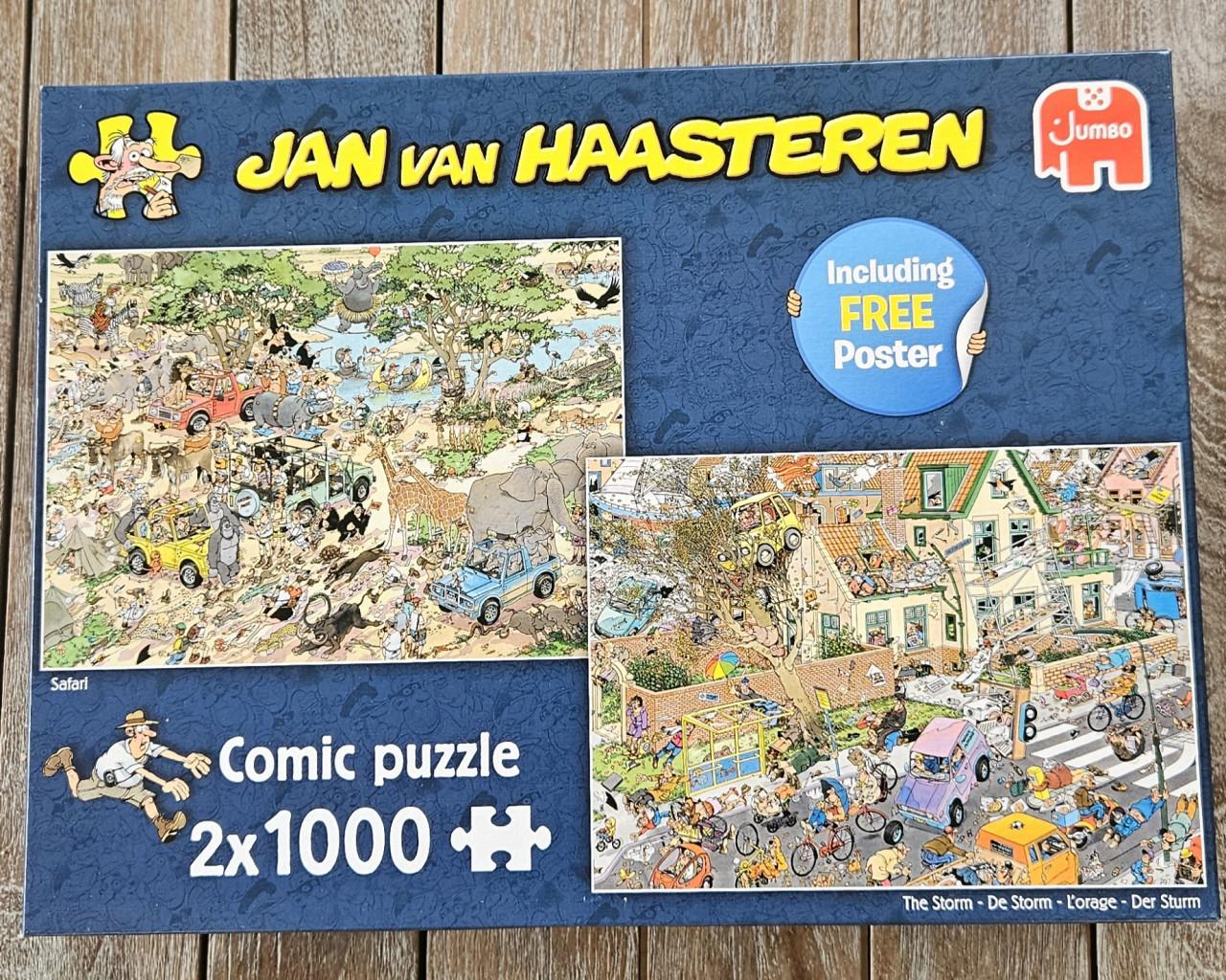 Jan van haasteren puzzels en 1 wasgij puzzel