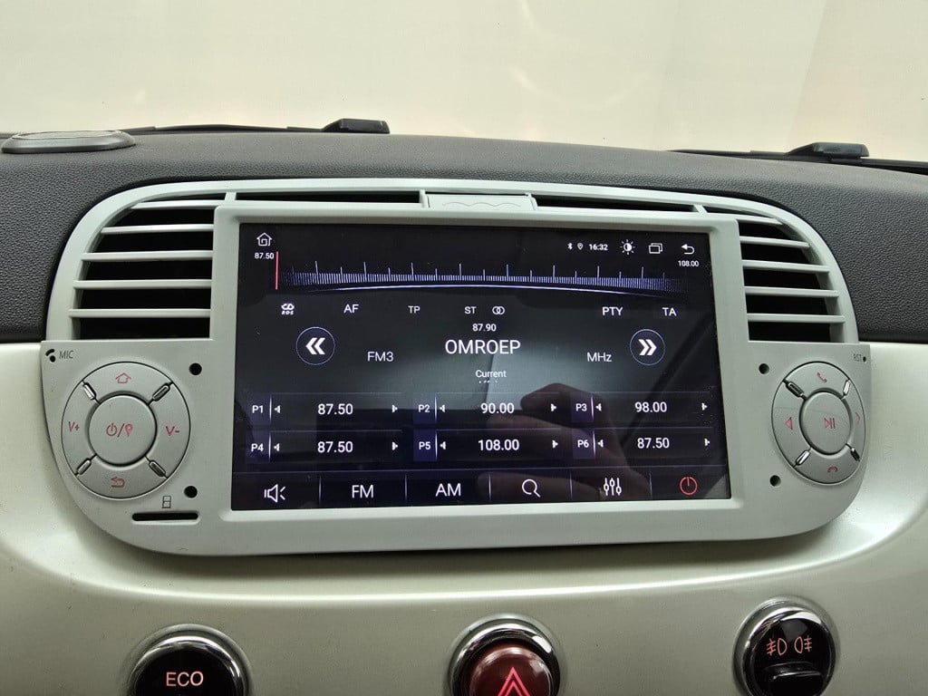 Fiat 500 twinair met panoramadak en unieke parelmoerkleur | tweedehands fia
