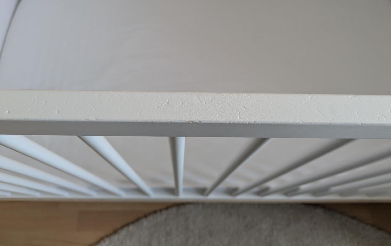 Quax ledikant Flow white & oak