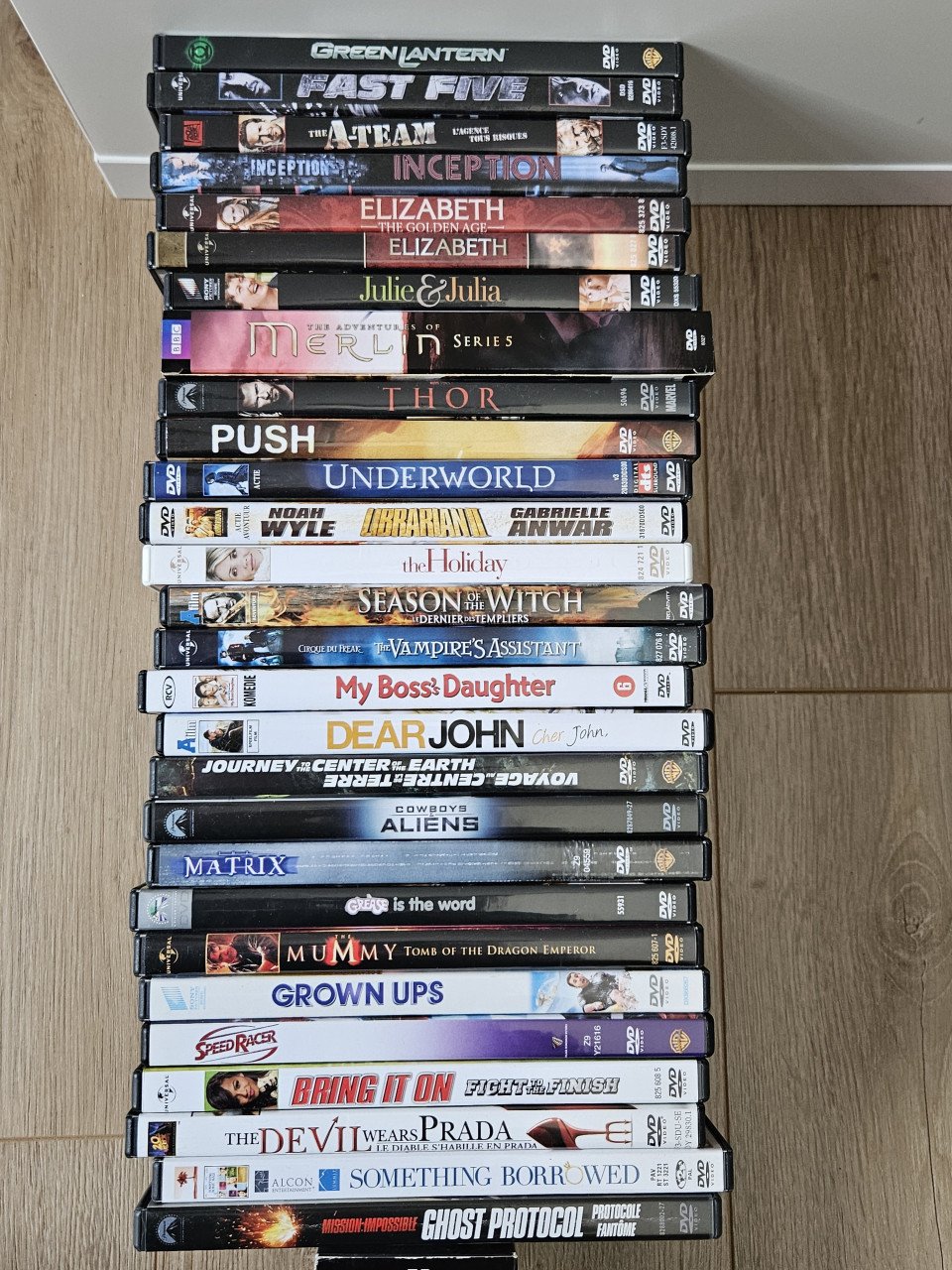 Grote hoeveelheid DVD's