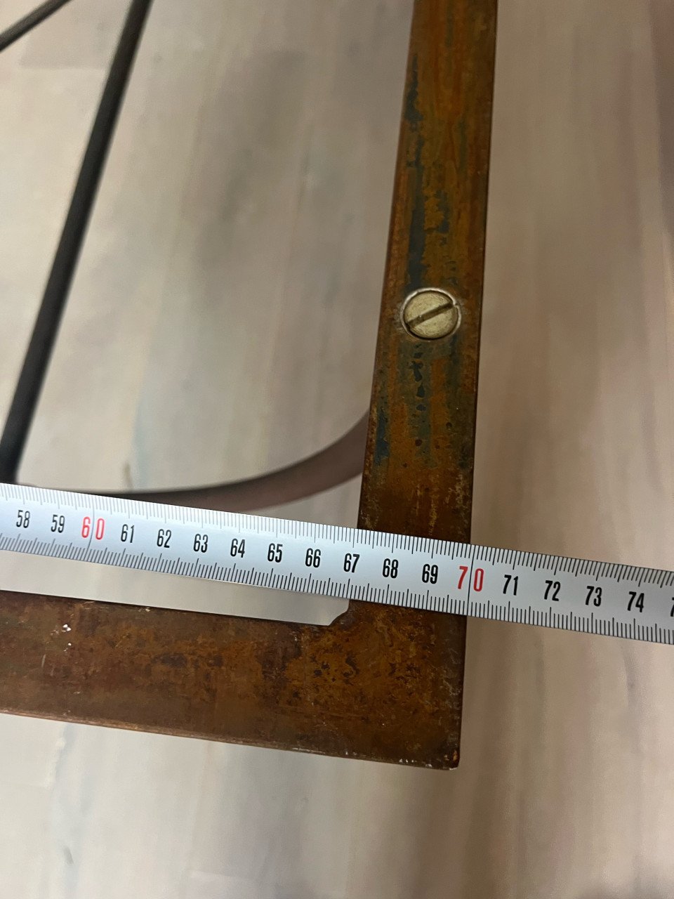 Tafel onderstel voor tuin of evt binnen van staal