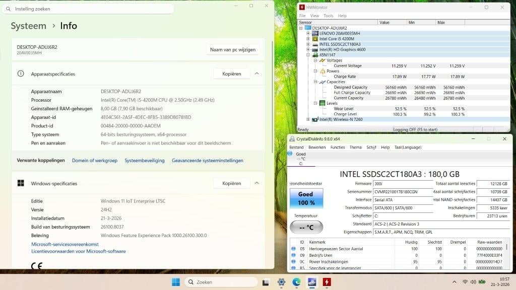 Lenovo ThinkPad L540 i5-4200M 8Gb-RAM 180Gb-SSD Win11 IoT 70€
