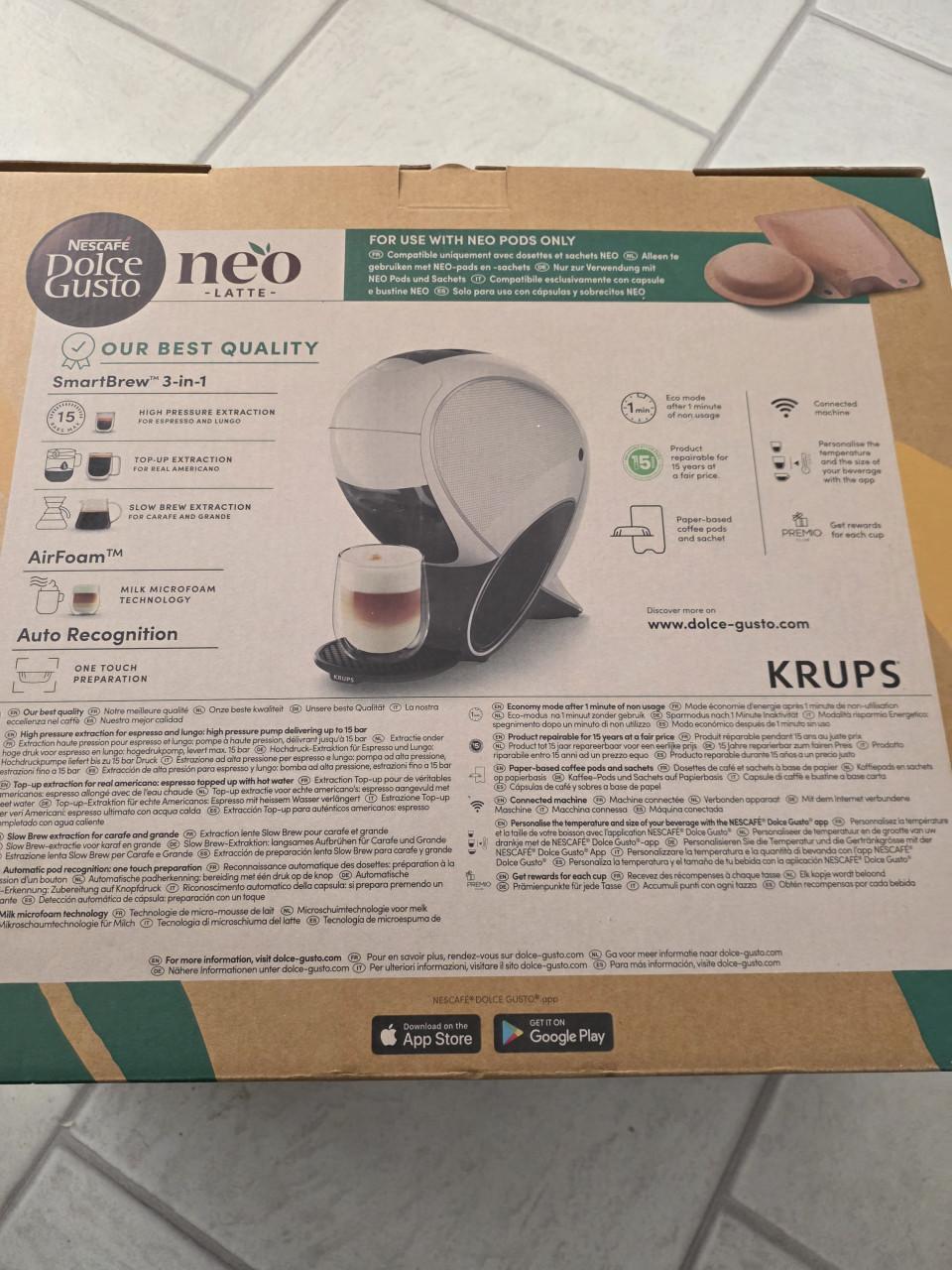 Te koop krups koffieapparaat nieuw nooit gebruikt