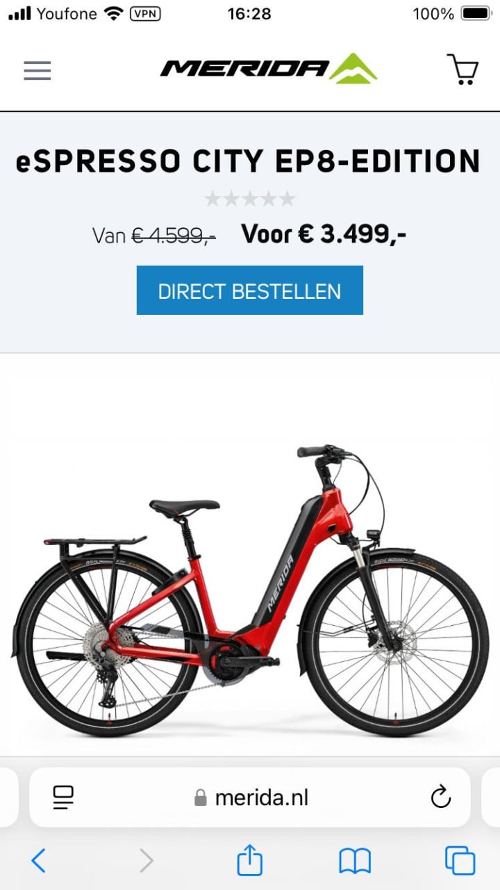 Prachtige E bike te koop