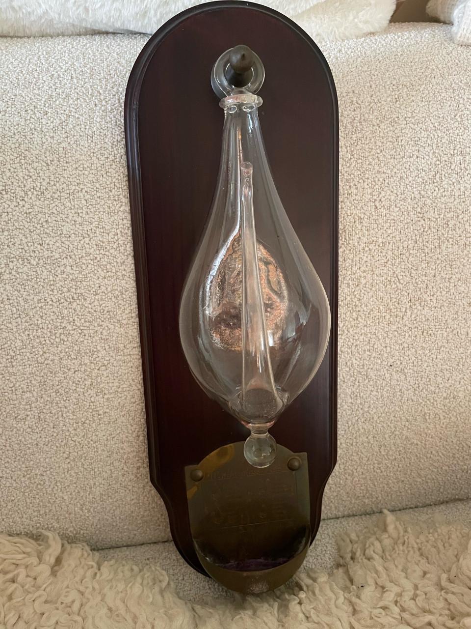 Antieke Stormglas Barometer - Weerglas