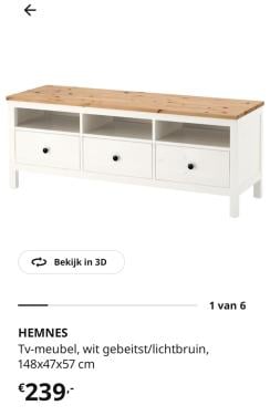 Ikea tv kast gratis GERESERVEERD