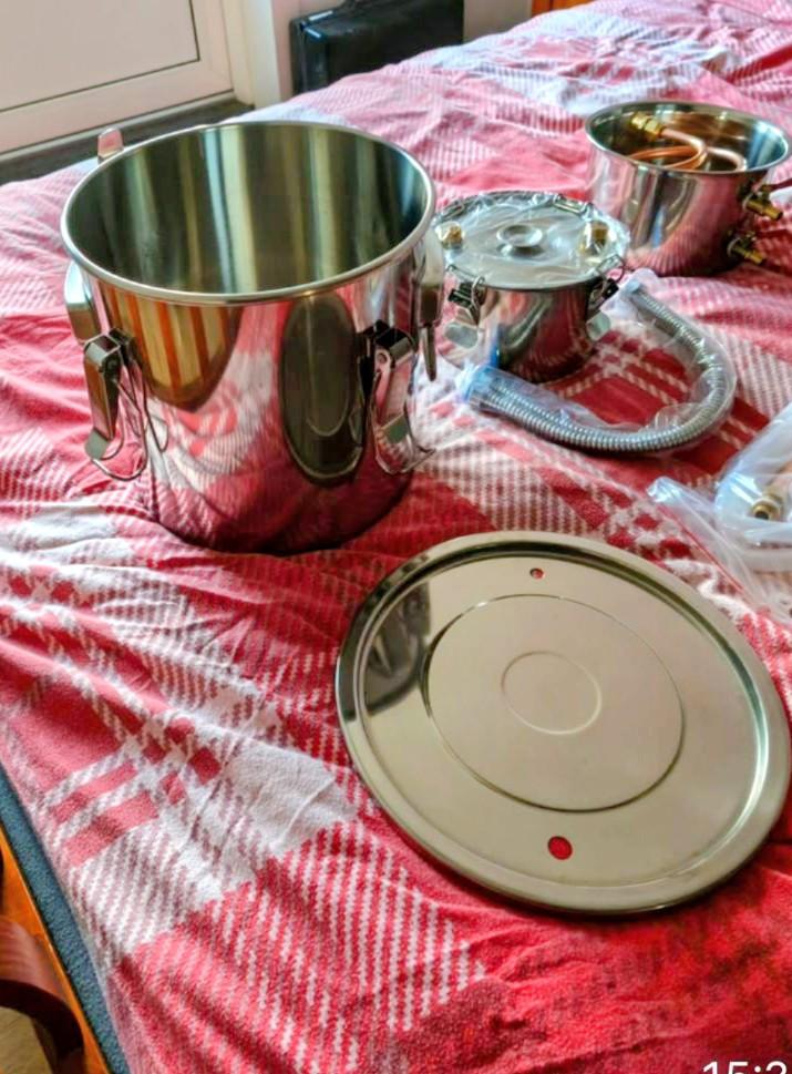 Te koop aangeboden complete Fermeteerset.