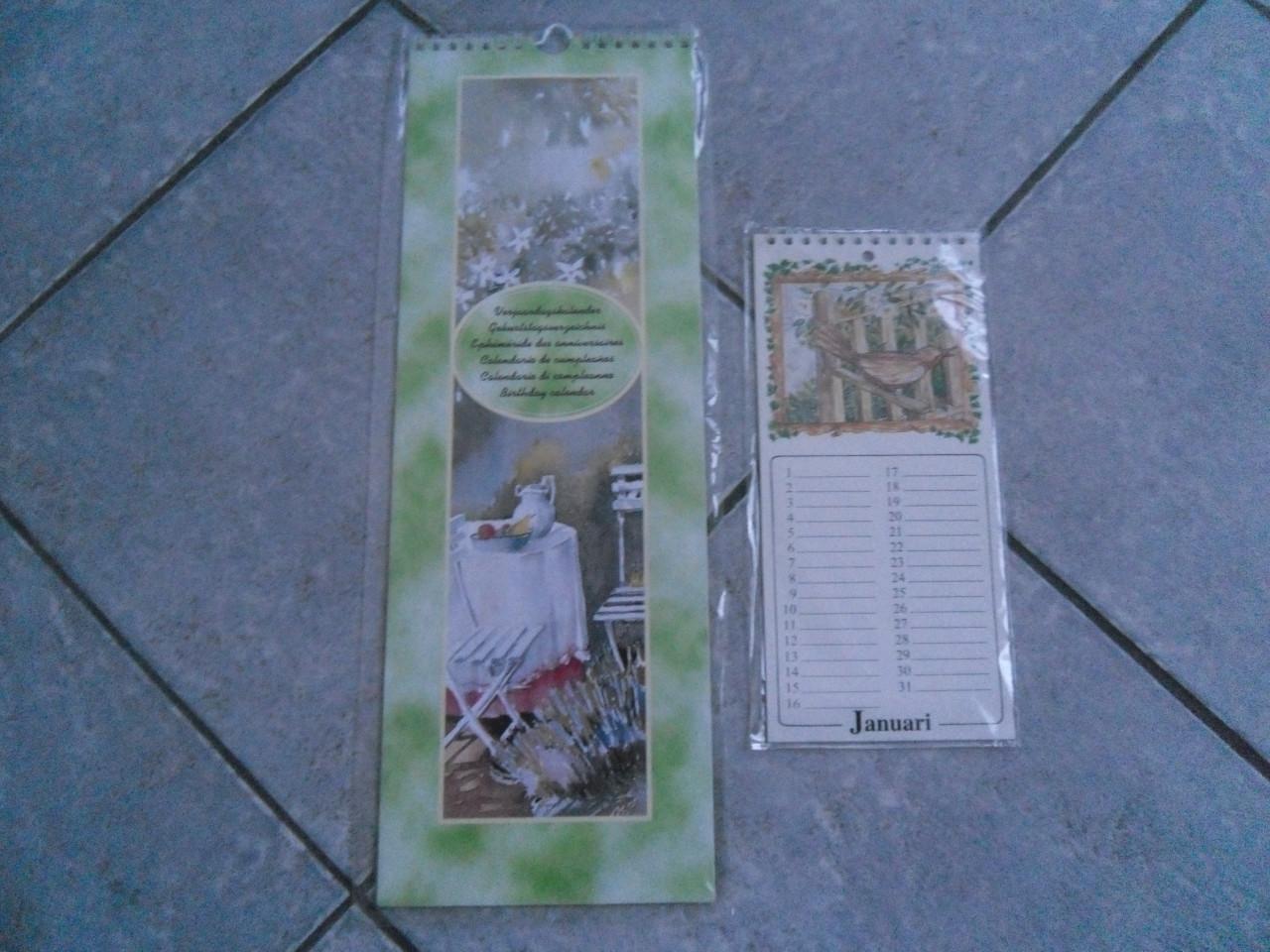 3 VERJAARDAGS KALENDERS