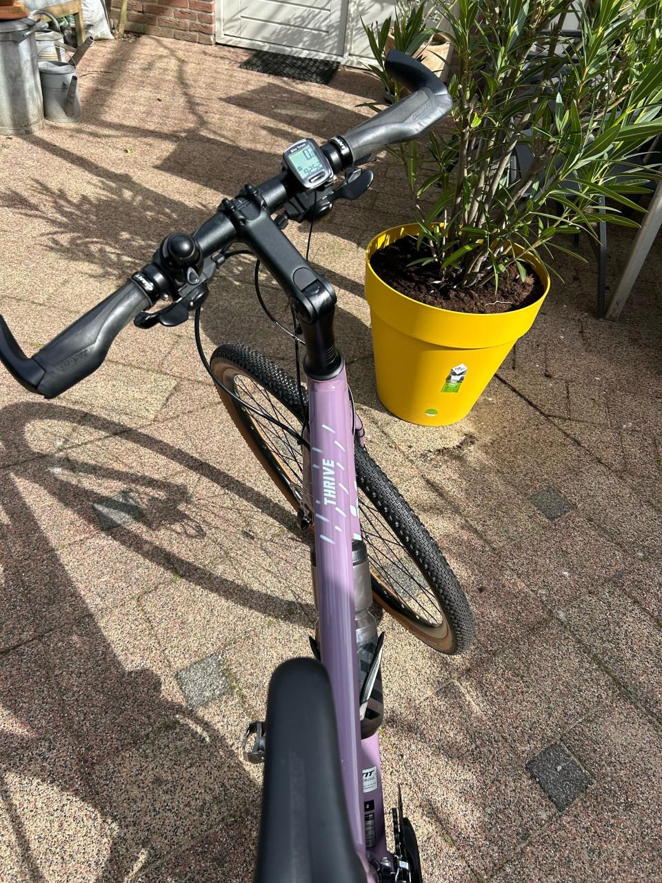 Dames hibridre fiets